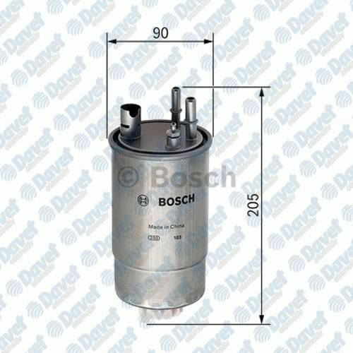 BOSCH F026402049 Dizel Yakit Filtresi Doblo 1.9 Multijet Fiorino Grande Punto Punto Evo Qubo 1.3 Multijet Ka 1.3 Tdci